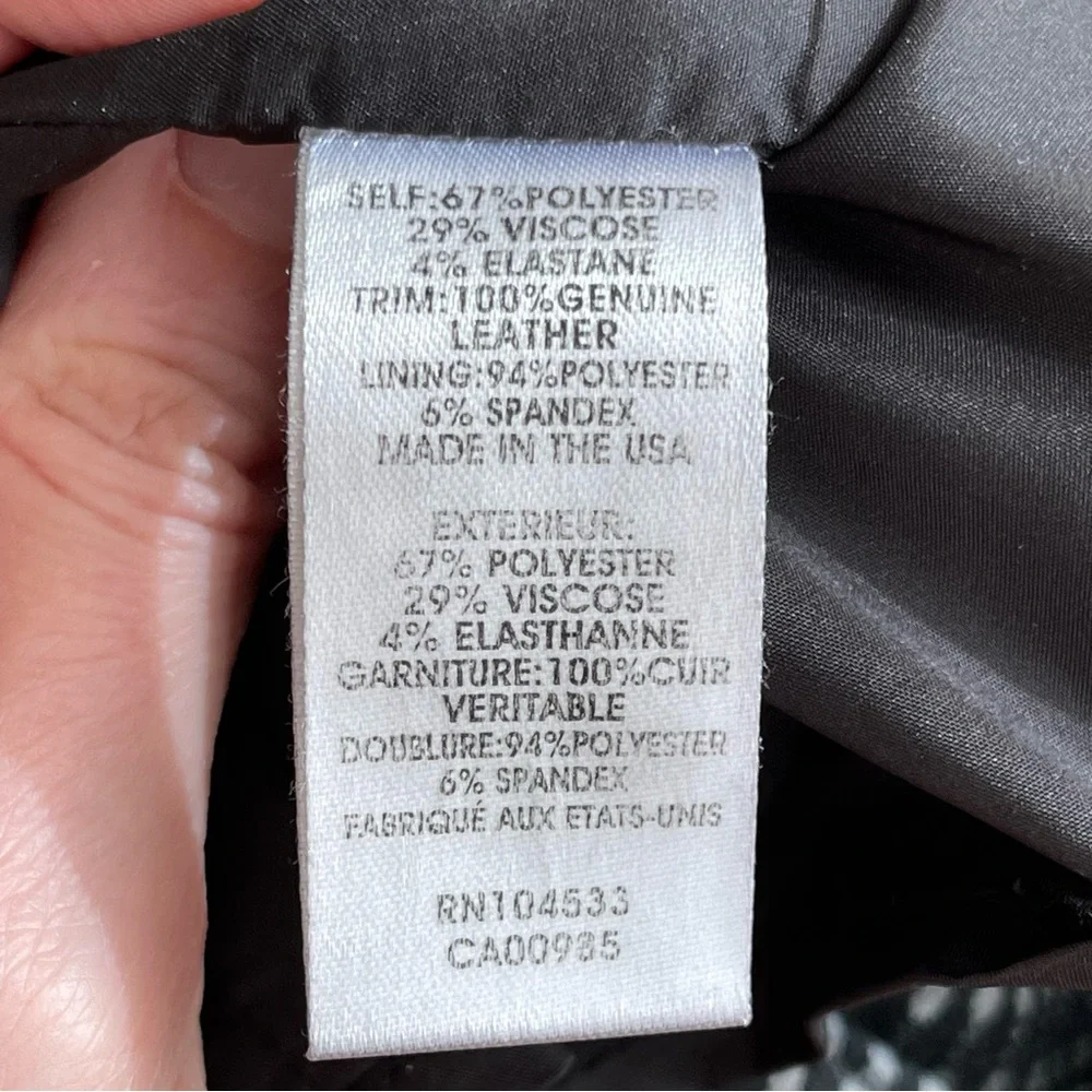 Nanette Lenore Leather side panel skirt - Picture 5 of 7